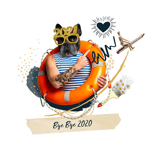 Bye Bye 2020 1 Vesta graphiste bonne année 2021