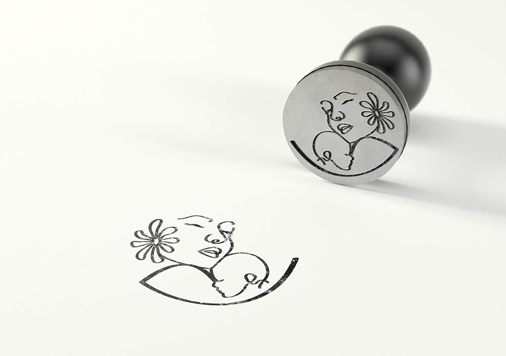 Mamaemoi identité visuelle textile 1 vesta graphiste idntité graphique logo tampon