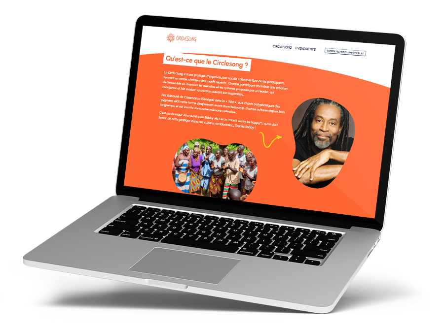 Branding et site internet 2 création site internet wordpress landing page